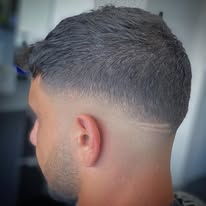 Low Fade mit feiner Designlinie